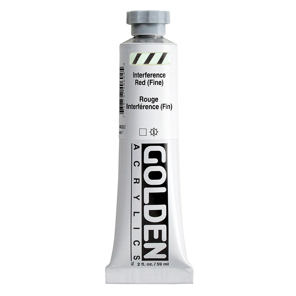 Golden Heavy Body Acrylic 59ml Interference Red (Fine)