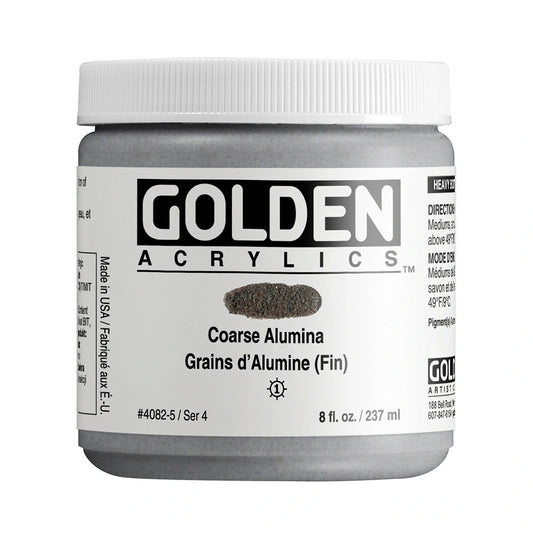 Golden Heavy Body Acrylic 237ml Coarse Alumina