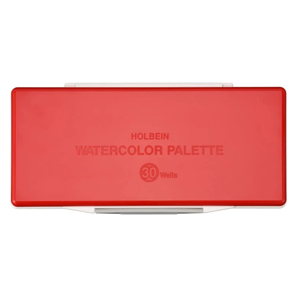 Holbein Watercolor Palette with Removable Small Rooms, 30 Compartments (32 Petri Dishes, 4 Large)