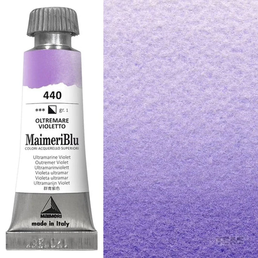 Maimeri Blu Watercolour 12ml Series 1 Ultramarine Violet 440