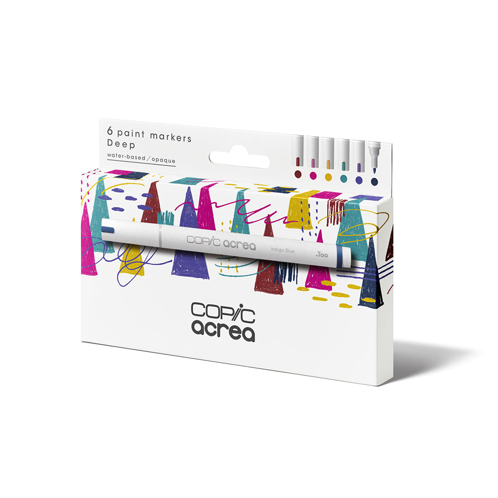 Copic Acrea Paint Marker Set 6 Deep