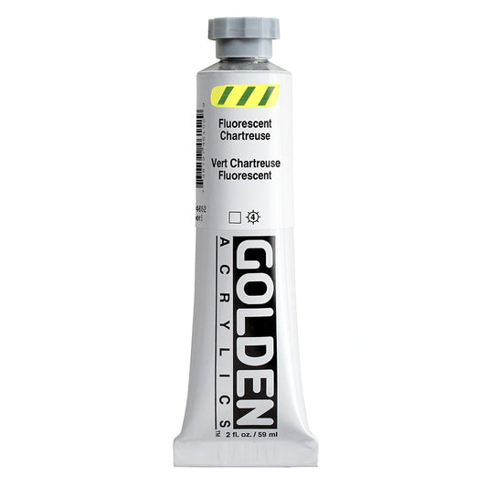 Golden Heavy Body Acrylic 59ml Fluorescent Chartreuse