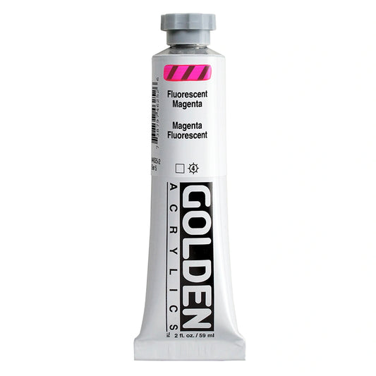 Golden Heavy Body Acrylic 59ml Fluorescent Magenta