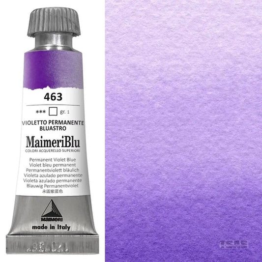 Maimeri Blu Watercolour 12ml Series 1 Permanent Violet Blue 463