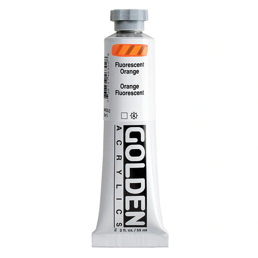 Golden Heavy Body Acrylic 59ml Fluorescent Orange