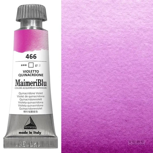 Maimeri Blu Watercolour 12ml Series 2 Quinacridone Violet 466