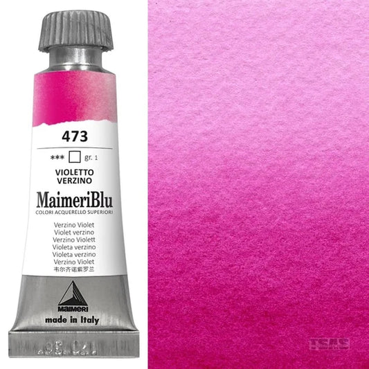 Maimeri Blu Watercolour 12ml Series 1 Verzino Violet 473