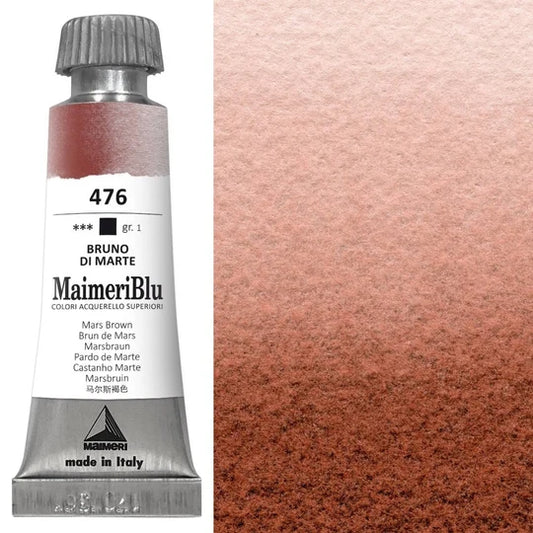 Maimeri Blu Watercolour 12ml Series 1 Mars Brown 476