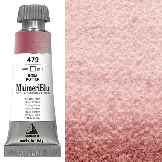 Maimeri Blu Watercolour 12ml Series 3 Potters Pink 479