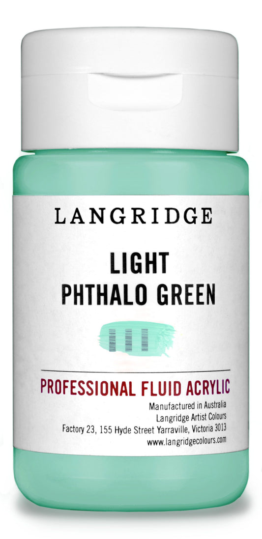 Langridge Fluid Acrylic 125ml Series 1 Light Phthalo Green