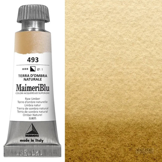 Maimeri Blu Watercolour 12ml Series 1 Raw Umber 493