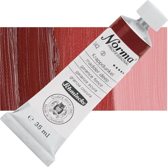 Schmincke Norma Oil 35ml 342 Alizarin Crimson Hue