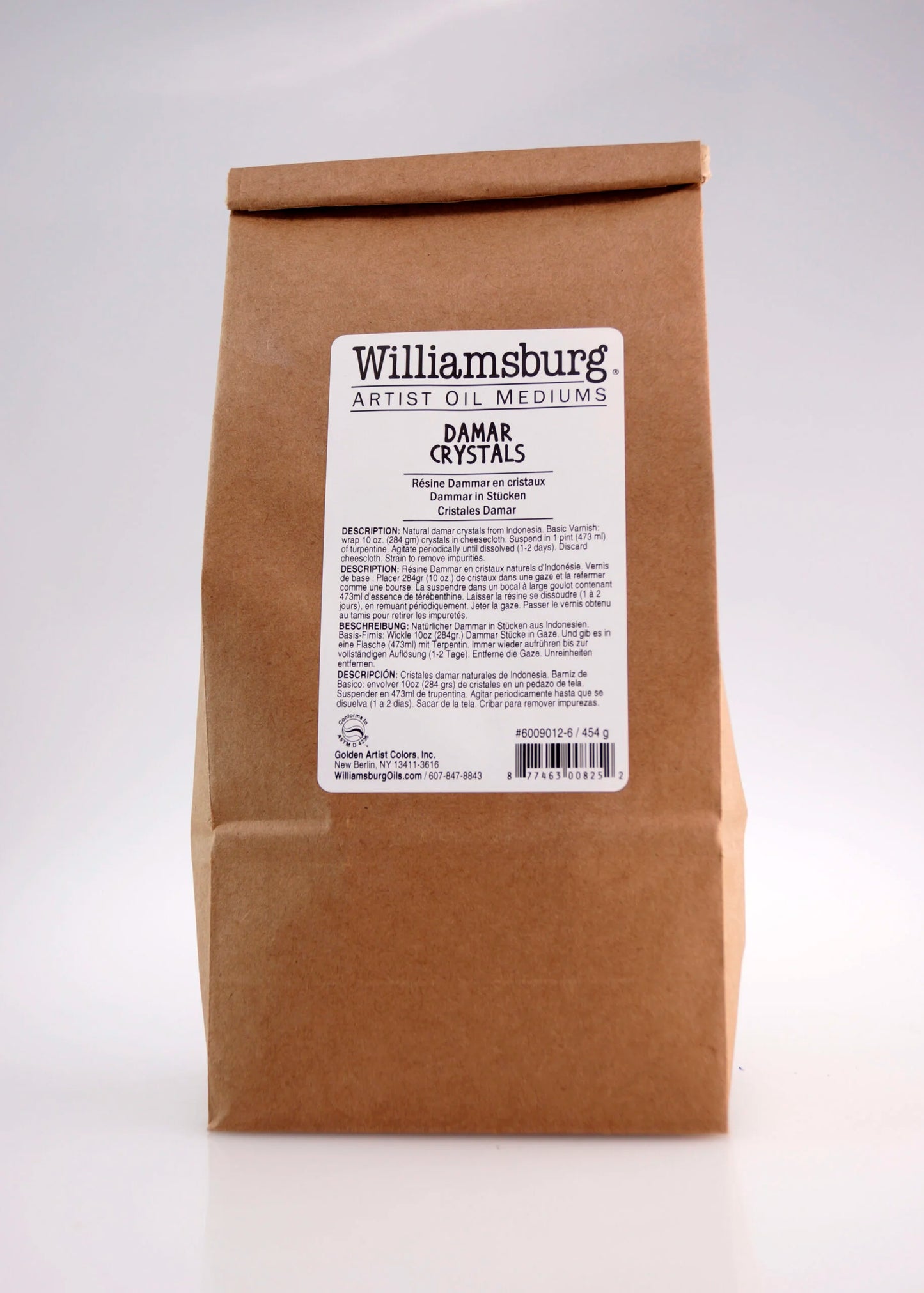 Williamsburg Damar Crystals 454g Bag