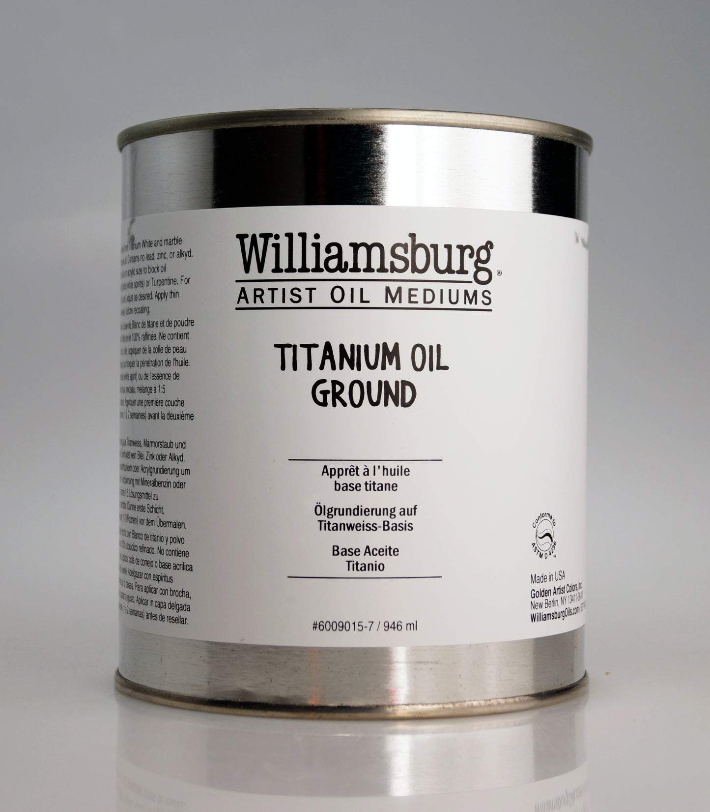 Williamsburg Titanium Oil Ground 946ml