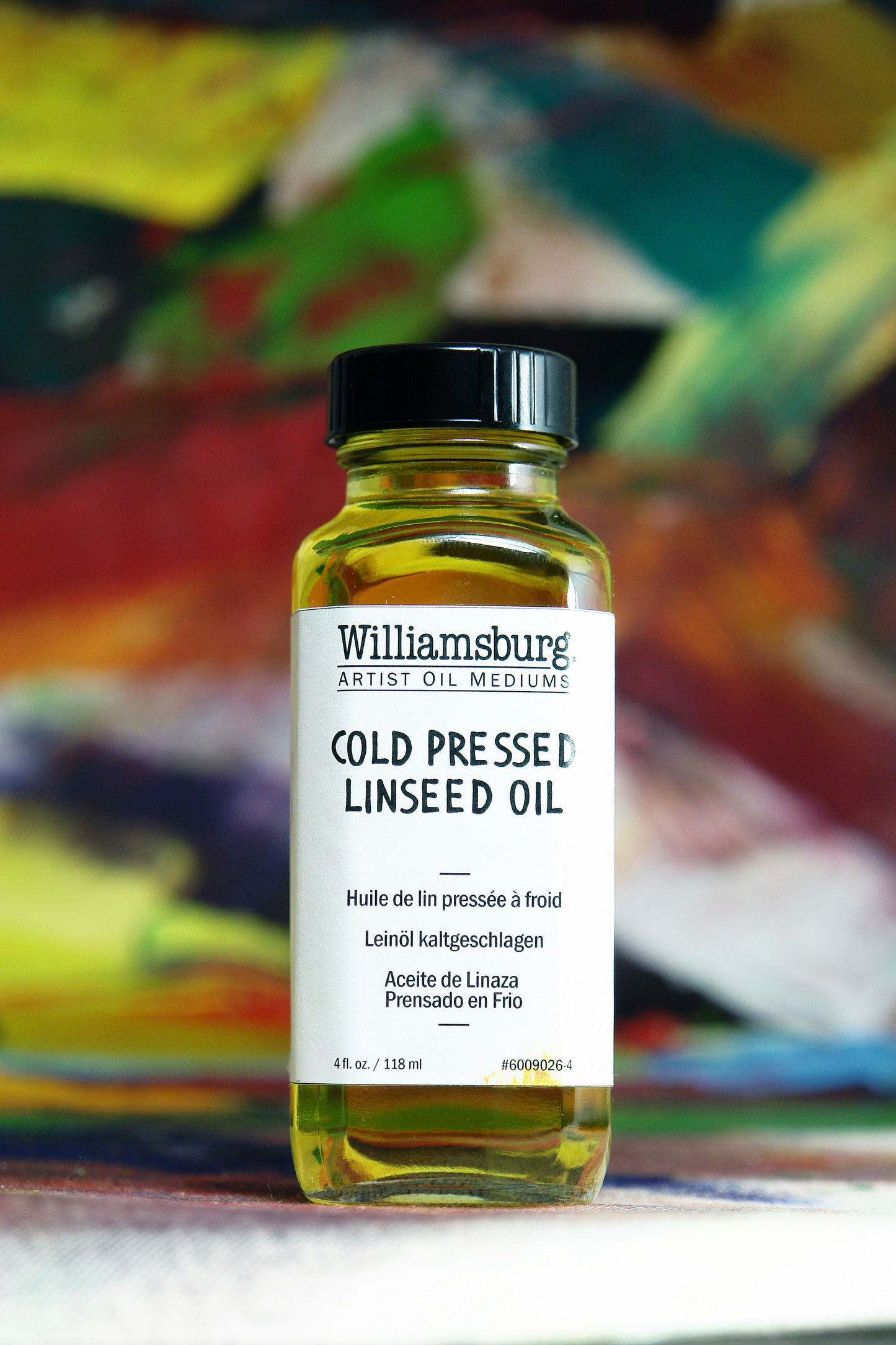 Williamsburg Cold Pressed Linseed Oil 118ml