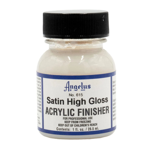 Angelus Leather Acrylic Satin High Gloss Finisher 29.5ml No.615