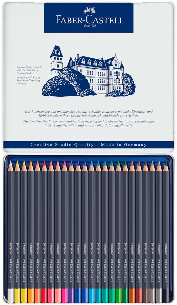 Goldfaber Colour Pencil Tin 24