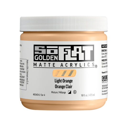 Golden SoFlat 473ml Light Orange