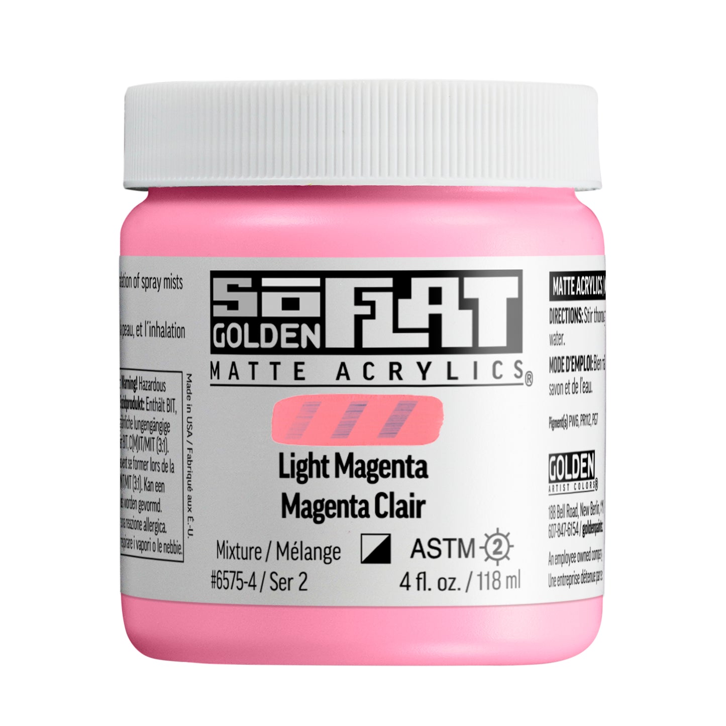 Golden SoFlat 118ml Light Magenta