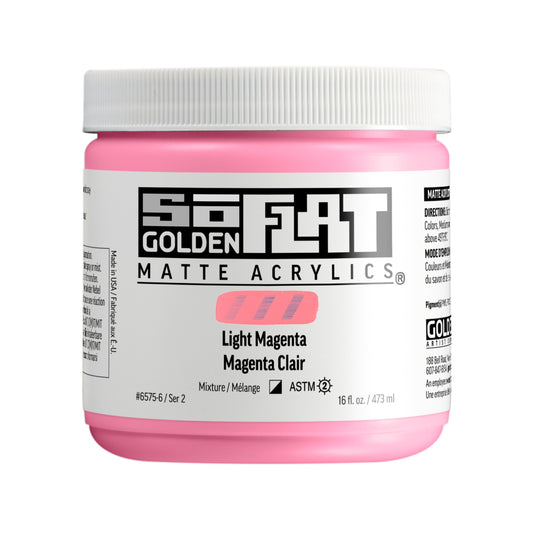 Golden SoFlat 473ml Light Magenta