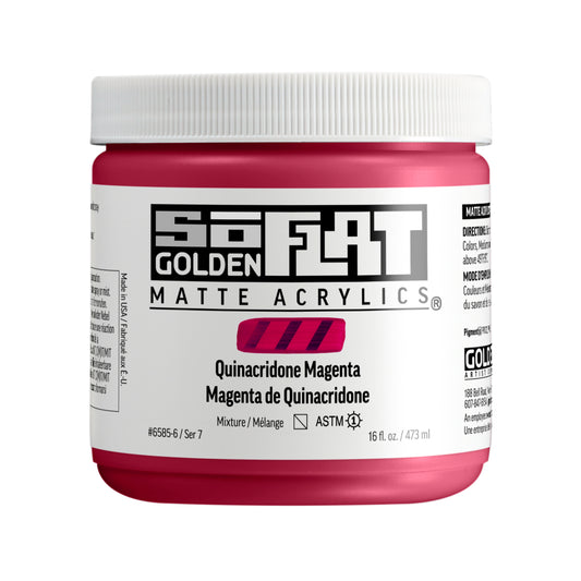 Golden SoFlat 473ml Quinacridone Magenta