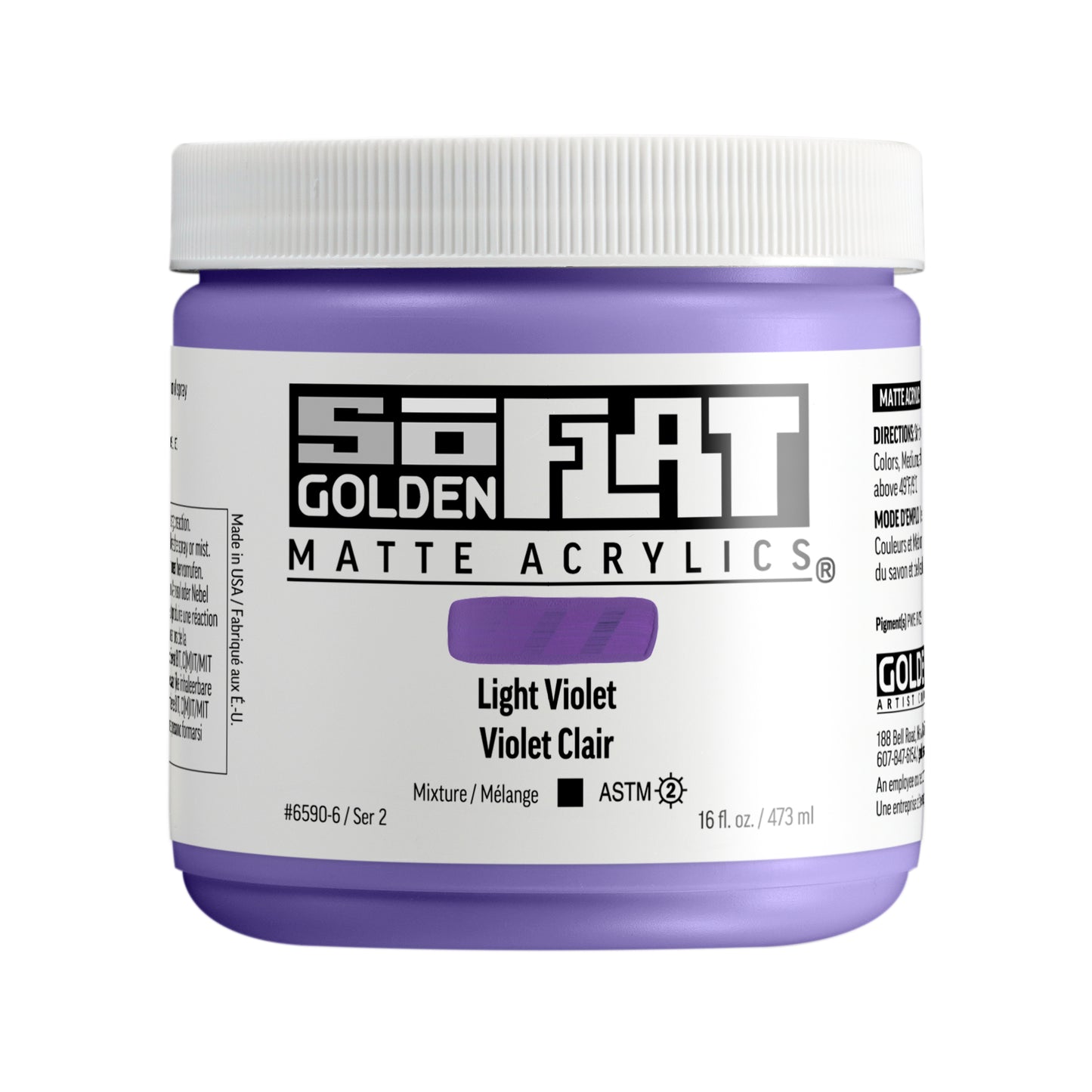 Golden SoFlat 473ml Light Violet