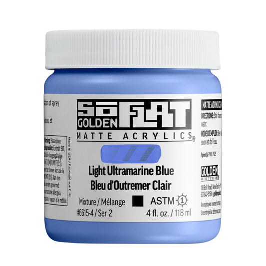 Golden SoFlat 118ml Light Ultramarine Blue