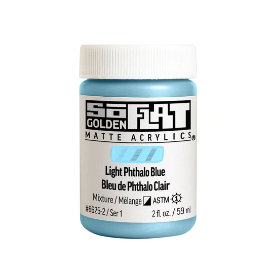 Golden SoFlat 59ml Light Phthalo Blue