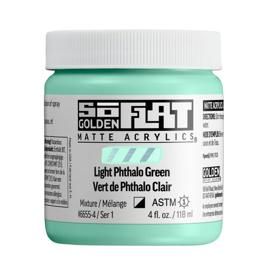 Golden SoFlat 118ml Light Phthalo Green