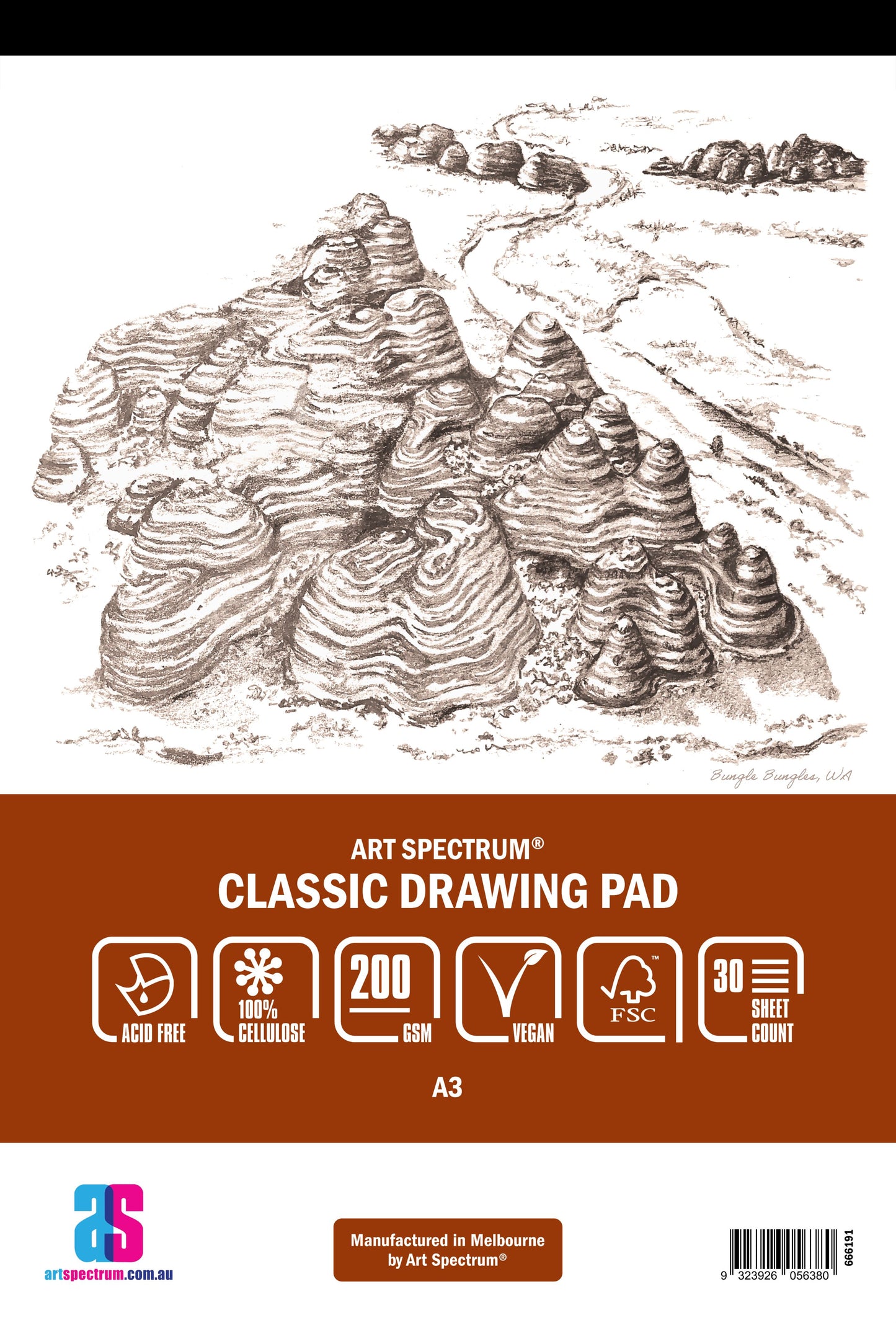 Art Spectrum Classic Drawing Pad 200gsm A3