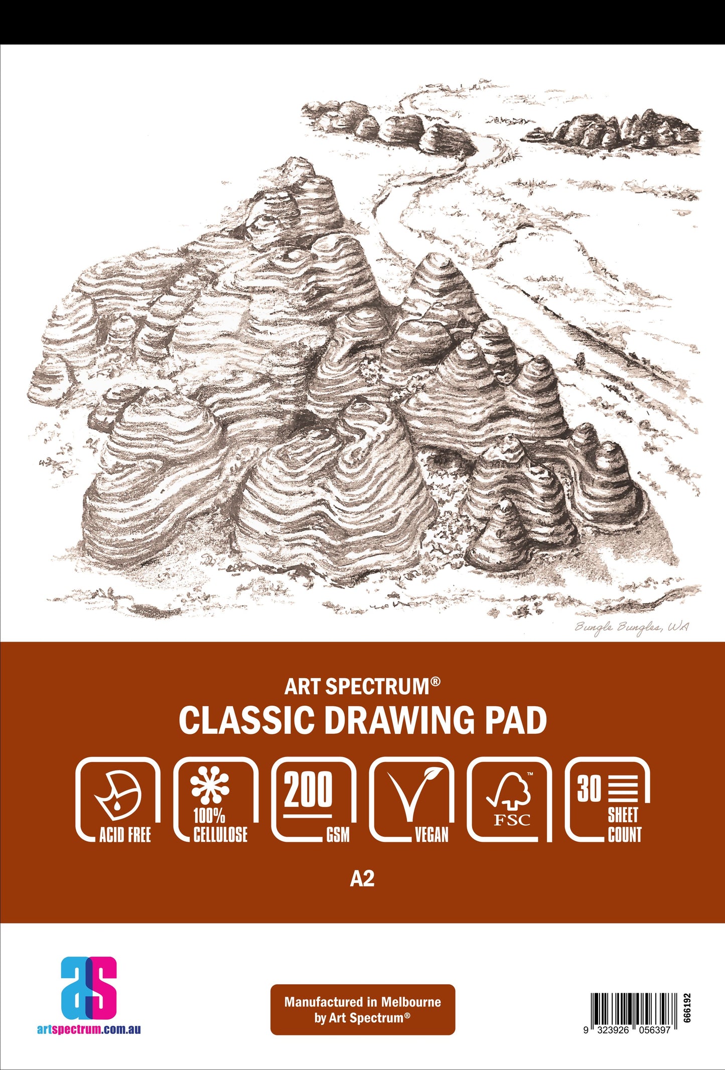 Art Spectrum Classic Drawing Pad 200gsm A2