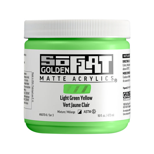 Golden SoFlat 473ml Light Green Yellow