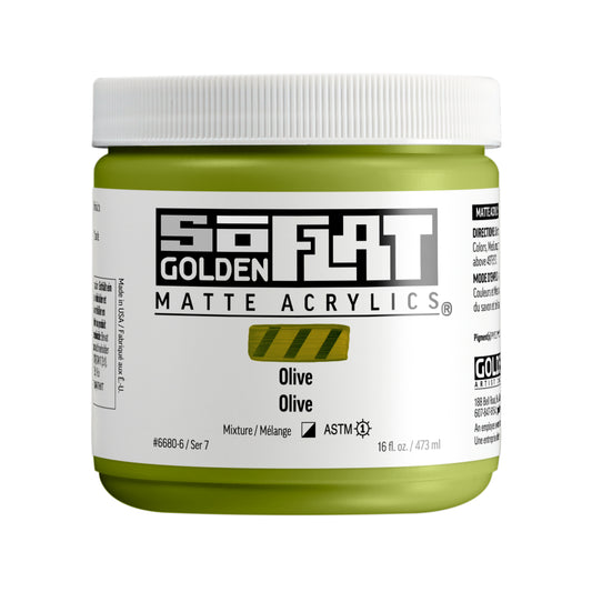 Golden SoFlat 473ml Olive