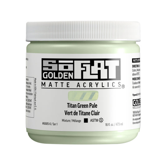 Golden SoFlat 473ml Titan Green Pale