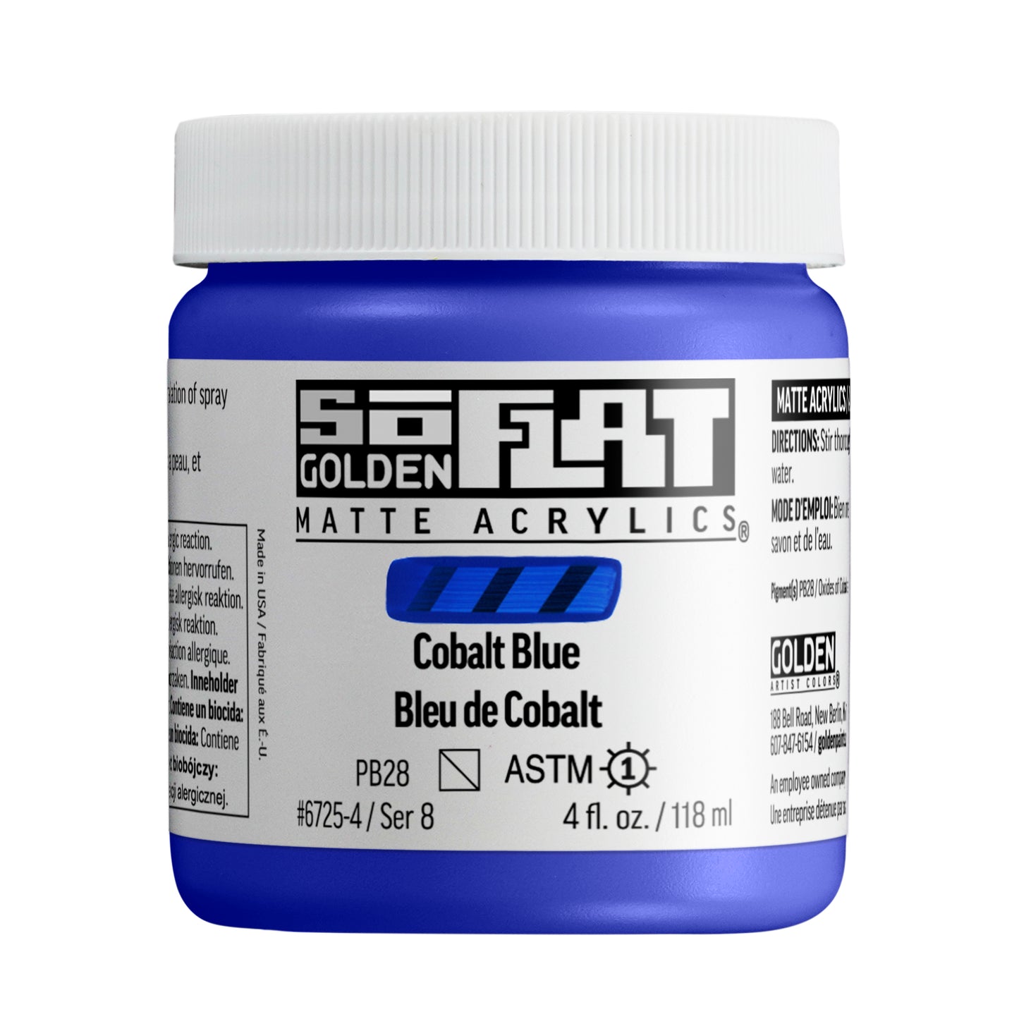 Golden SoFlat 118ml Cobalt Blue