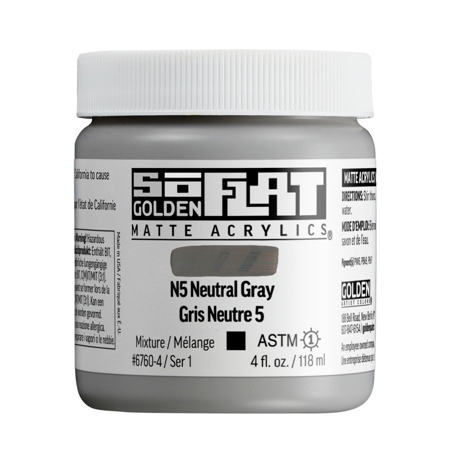 Golden SoFlat 118ml N5 Neutral Gray