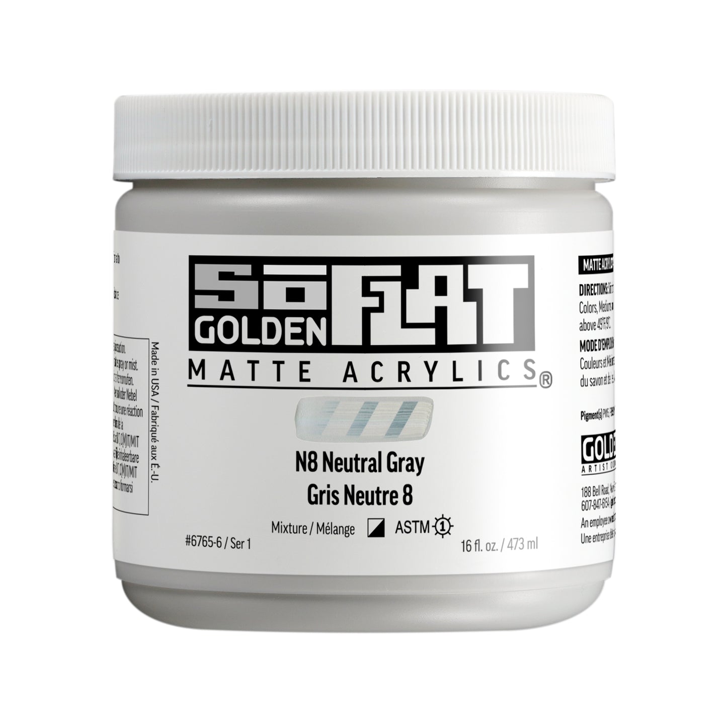 Golden SoFlat 473ml N8 Neutral Gray