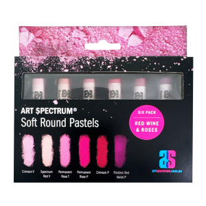 Art Spectrum Six Pack Pastel Set - Red Wine 'N' Roses