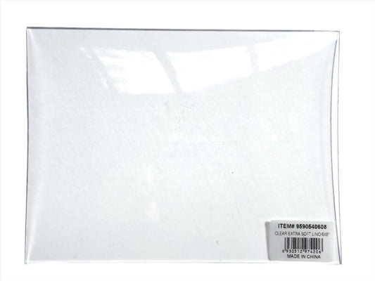 Clear Extra Soft Lino 6 x 8''