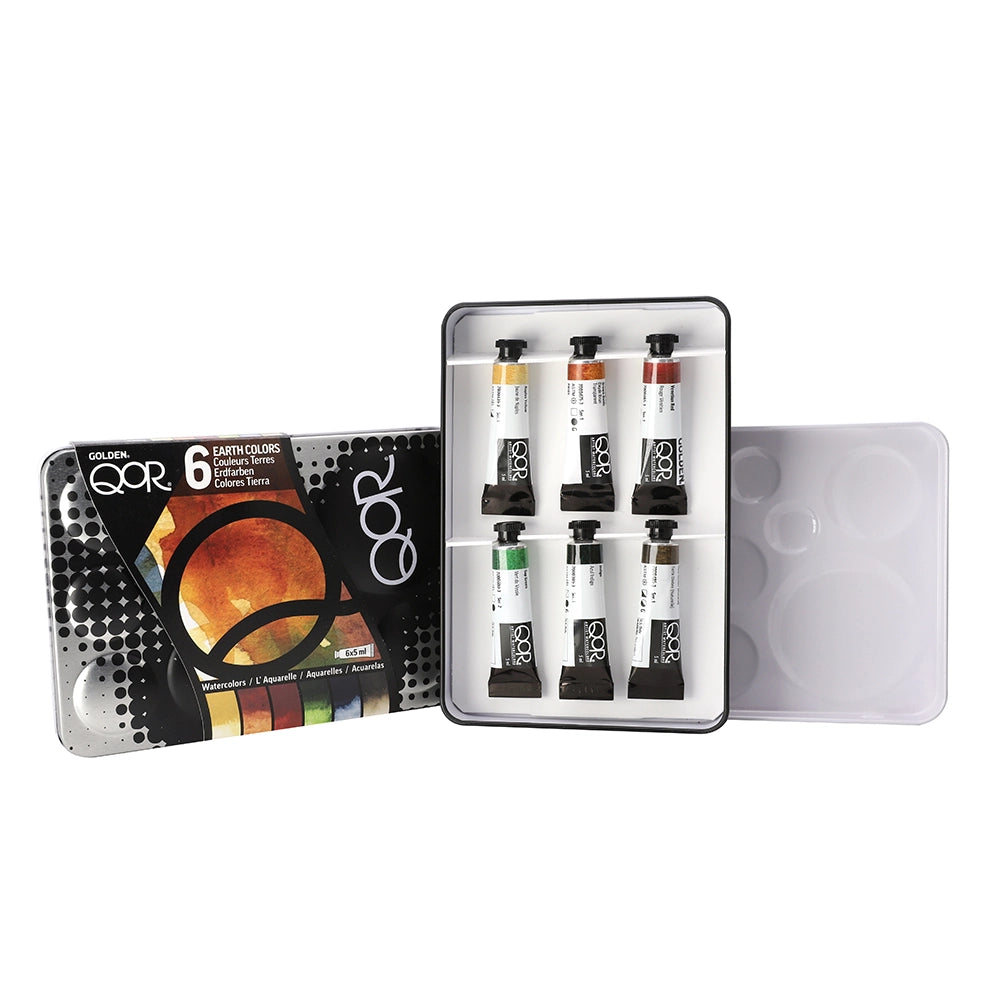 QoR Watercolor Earth Colors 6 Set