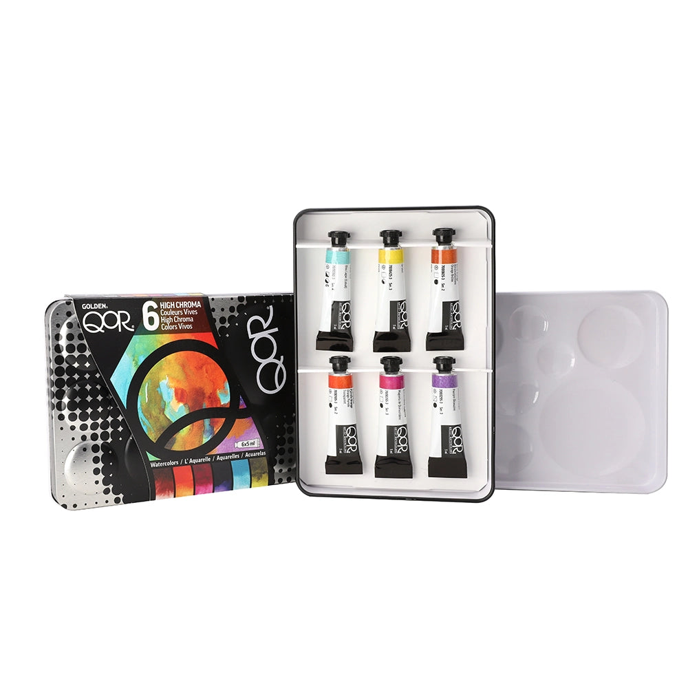 QoR Watercolor High Chroma 6 Set