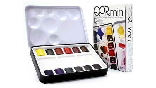 QoR Watercolor Mini Half Pan Set 12