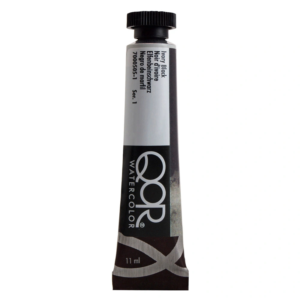 Qor Modern Watercolor 11ml Ivory Black