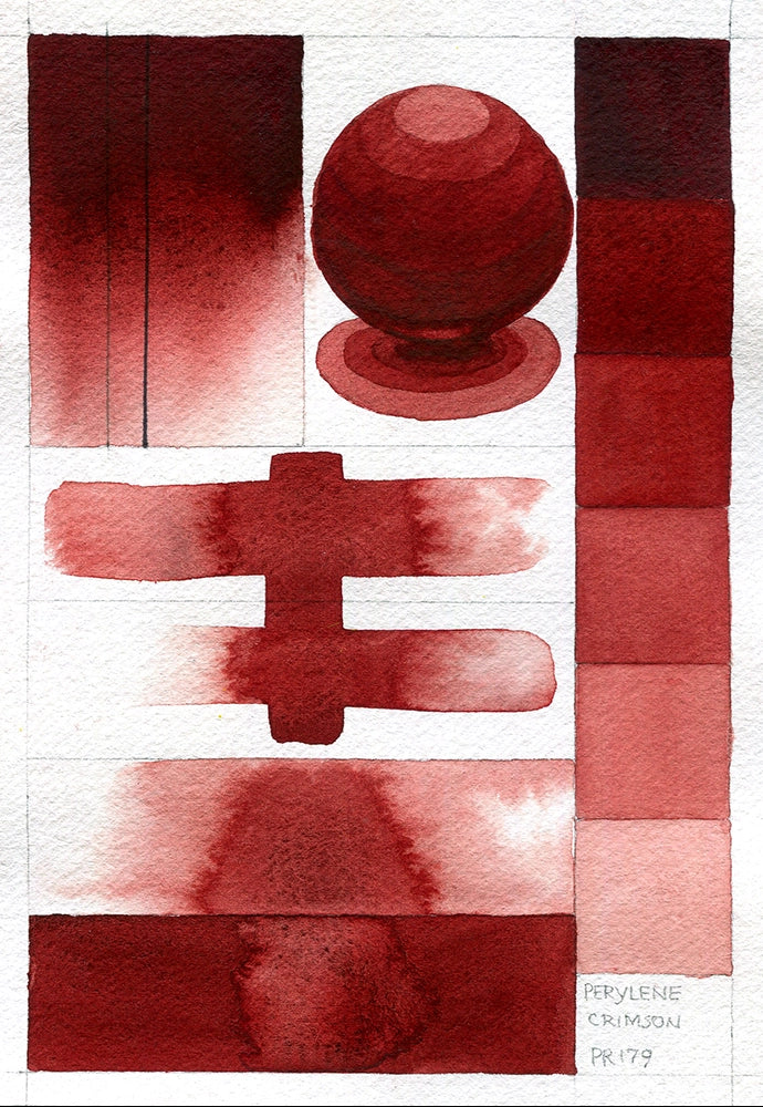 Qor Modern Watercolor 11ml Perylene Crimson