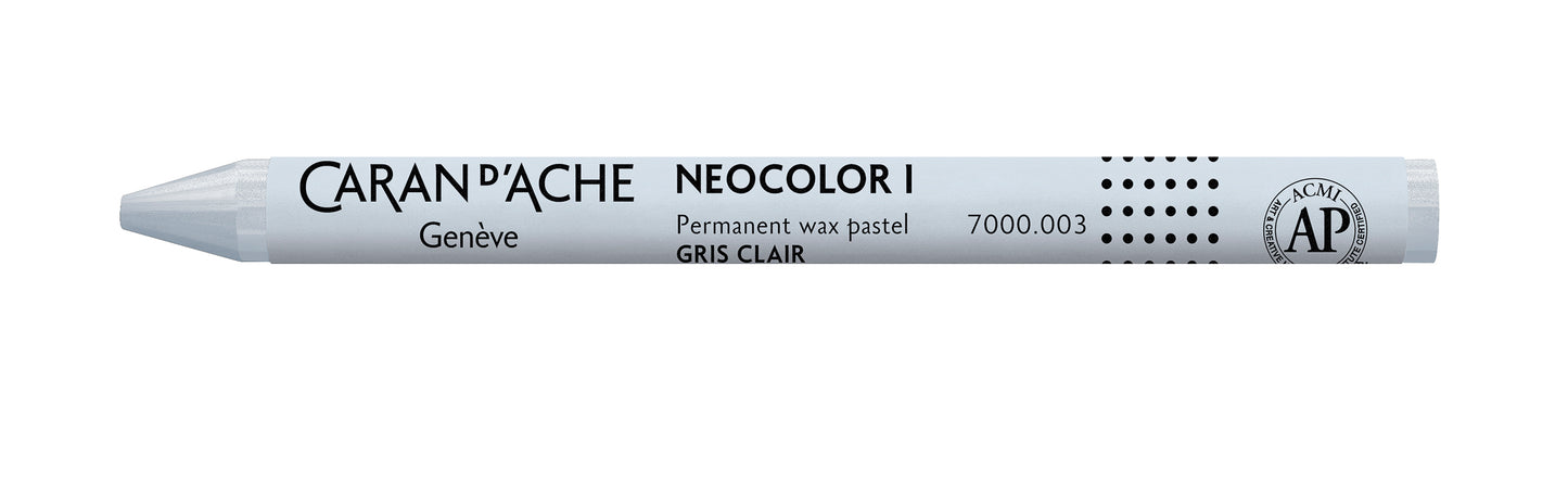 Caran d'Ache Neocolor I Wax Oil Pastel 003 Light Grey