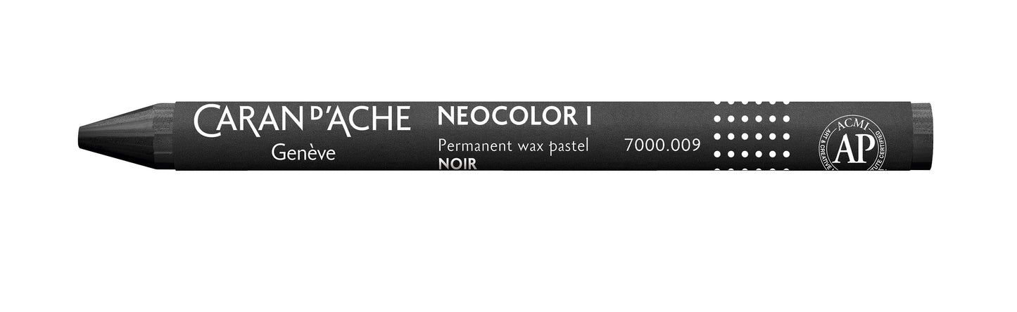 Caran d'Ache Neocolor I Wax Oil Pastel 009 Black