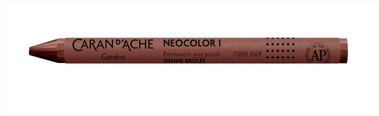 Caran d'Ache Neocolor I Wax Oil Pastel 069 Burnt Sienna