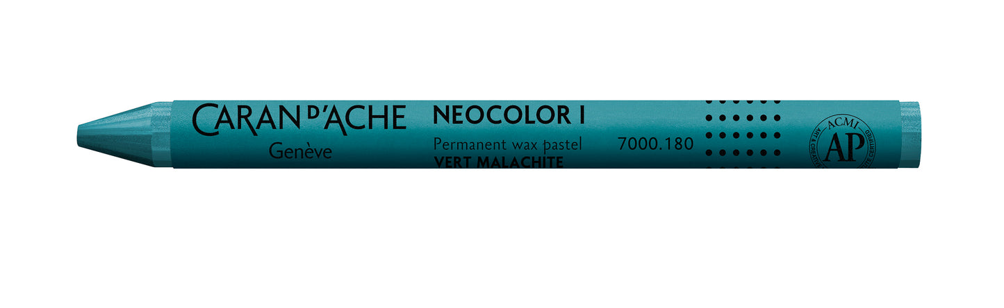 Caran d'Ache Neocolor I Wax Oil Pastel 180 Malachite Green