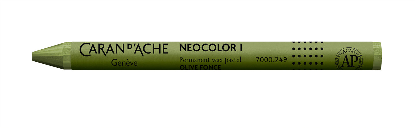 Caran d'Ache Neocolor I Wax Oil Pastel 249 Olive