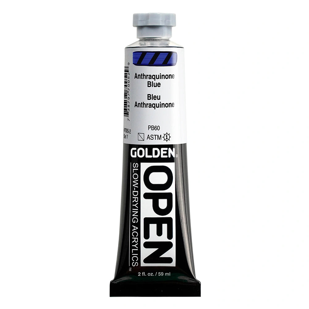 Golden Open Acrylics 59ml Anthraquinone Blue